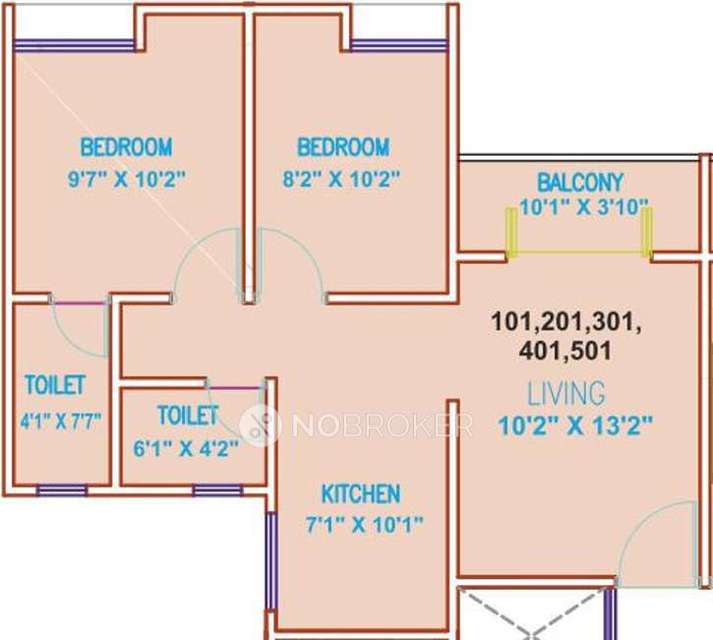 2 BHK Flat In Maple Aapla Ghar Shikrapur For Sale  In Shikrapur