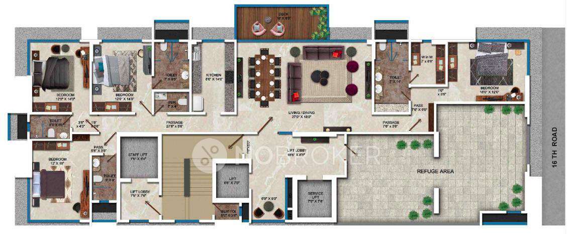 4 BHK Flat In Ekta Elitus For Sale  In Santacruz West