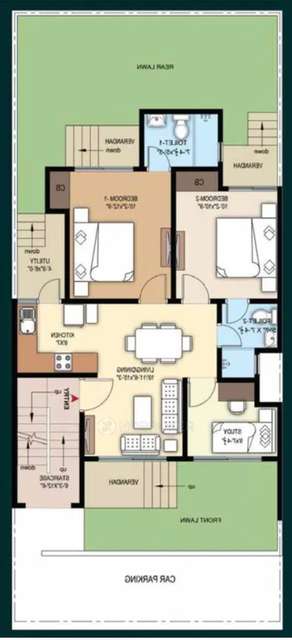 2 BHK Flat In Central Park Flower Valley for Rent  In Sector 38