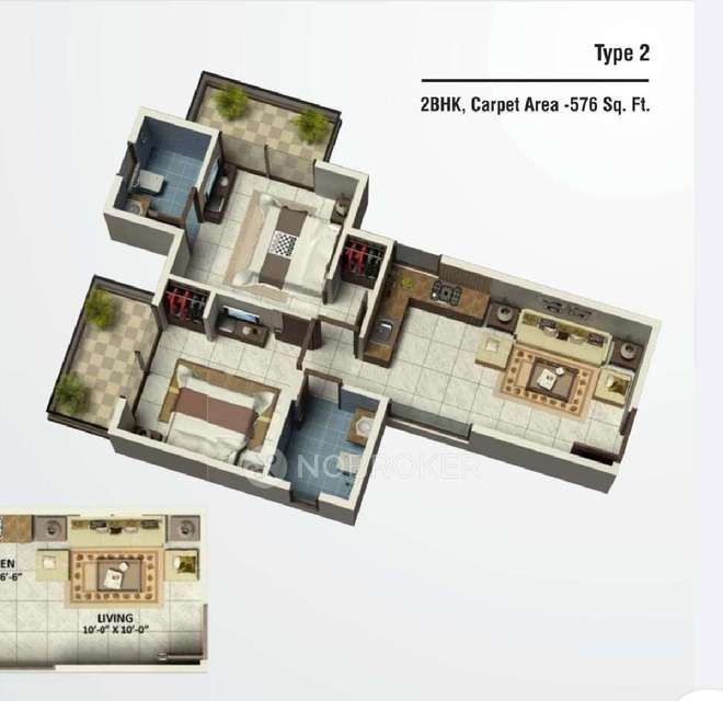 2 BHK Flat In Gls Arawali Homes For Sale  In Sohna Rural