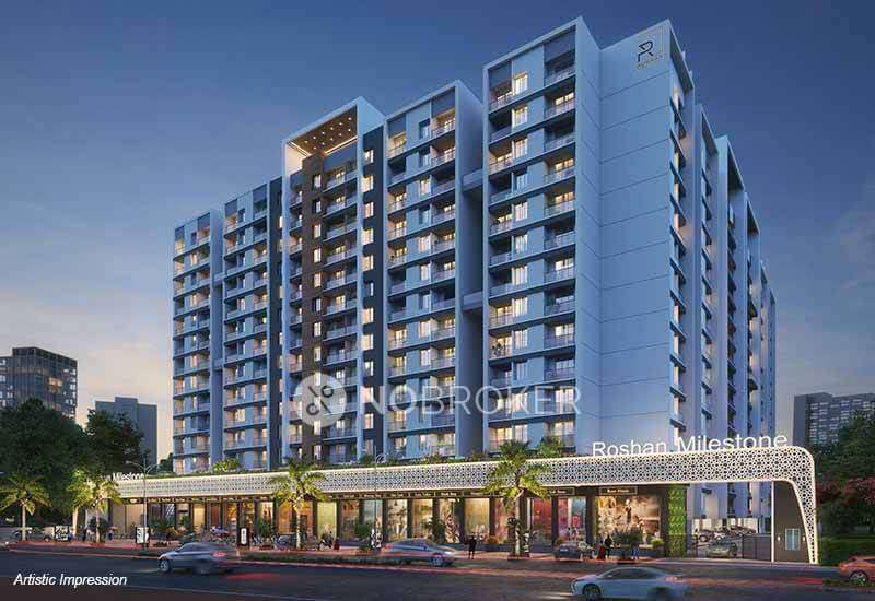 2 BHK Flat In Roshan Milestone for Rent In Tathawade