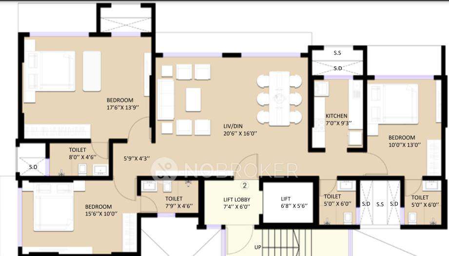 3 BHK Flat In Pinal Pramukh Krupa For Sale  In Mulund West