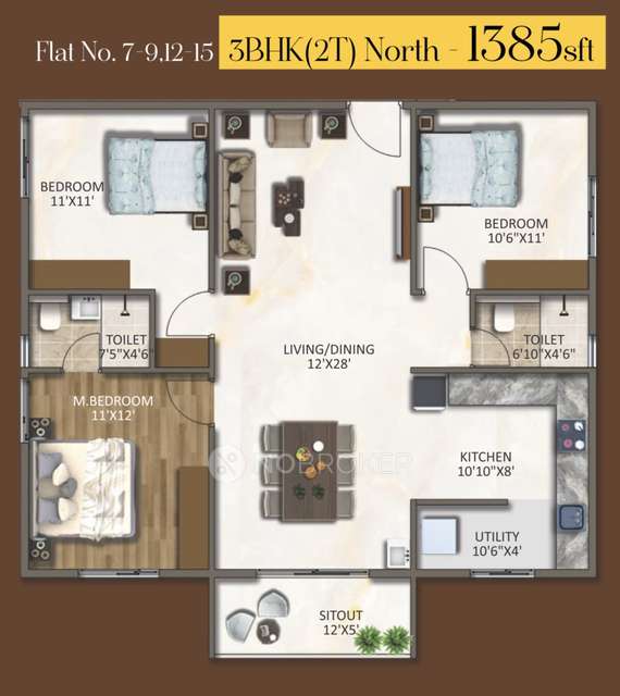 3 BHK Flat In Bold Aspire For Sale  In Varthur