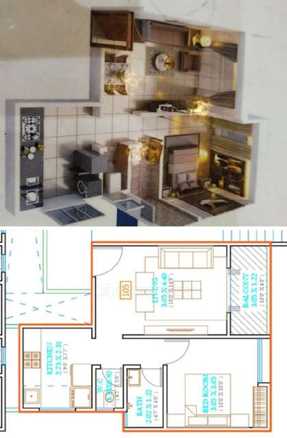 1 BHK Flat In Roshan Milestone For Sale  In Tathawade