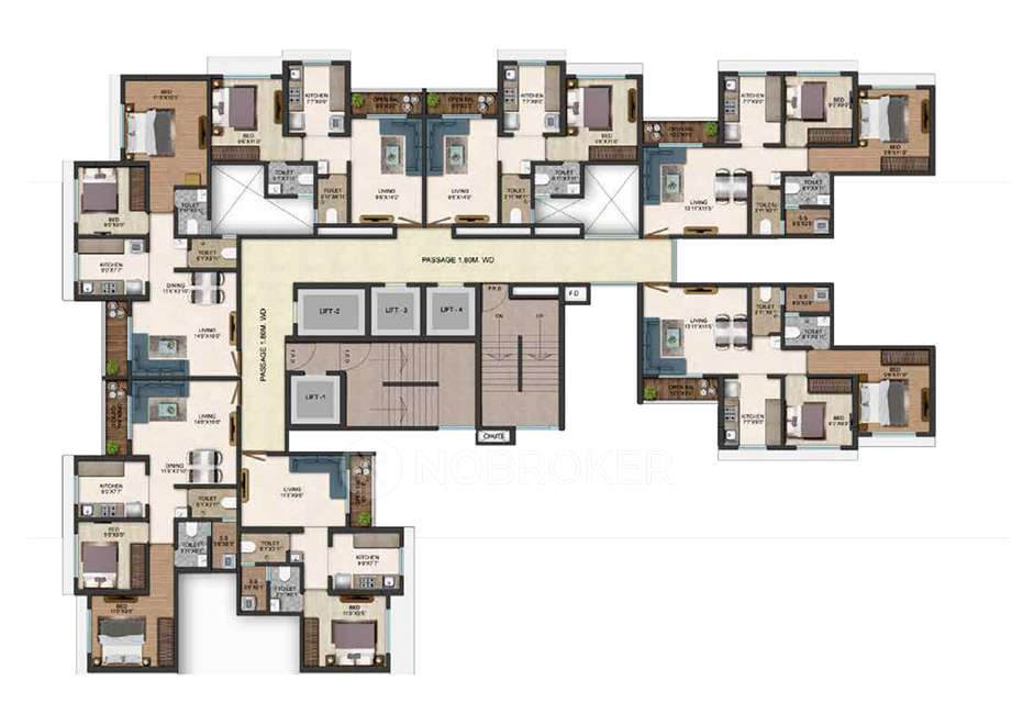 2 BHK Flat In Ss Balaji Sarvoday For Sale  In Dombivli