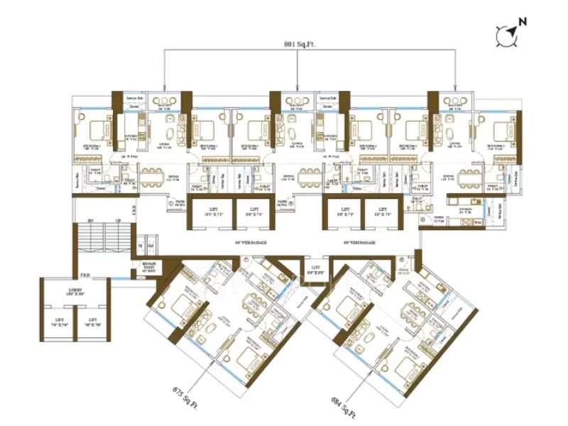 3 BHK Flat In Promesa Fremont For Sale  In Parel