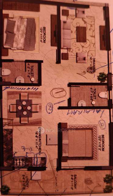 2 BHK Flat In Aakriti Esta For Sale  In F79h+jw8 Block-b, Tellapur, Hyderabad, Telangana 502034, India