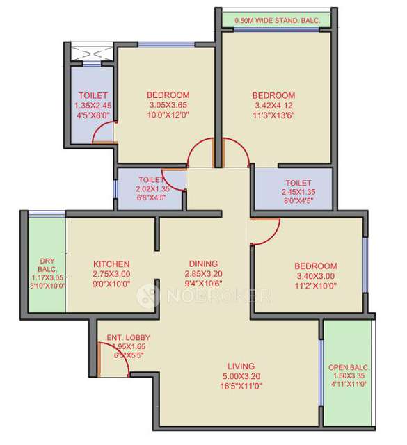 3 BHK Flat In Garve 33 Central Avenue For Sale  In Wakad