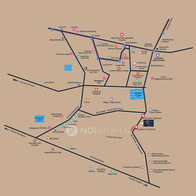 3 BHK Flat In Candeur Novo Gardenia For Sale  In Varthur, Sarjapur Main Road