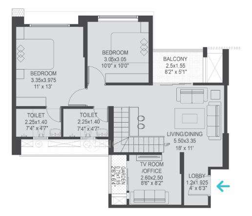 2 BHK Flat In Vtp Sierra For Sale  In Baner