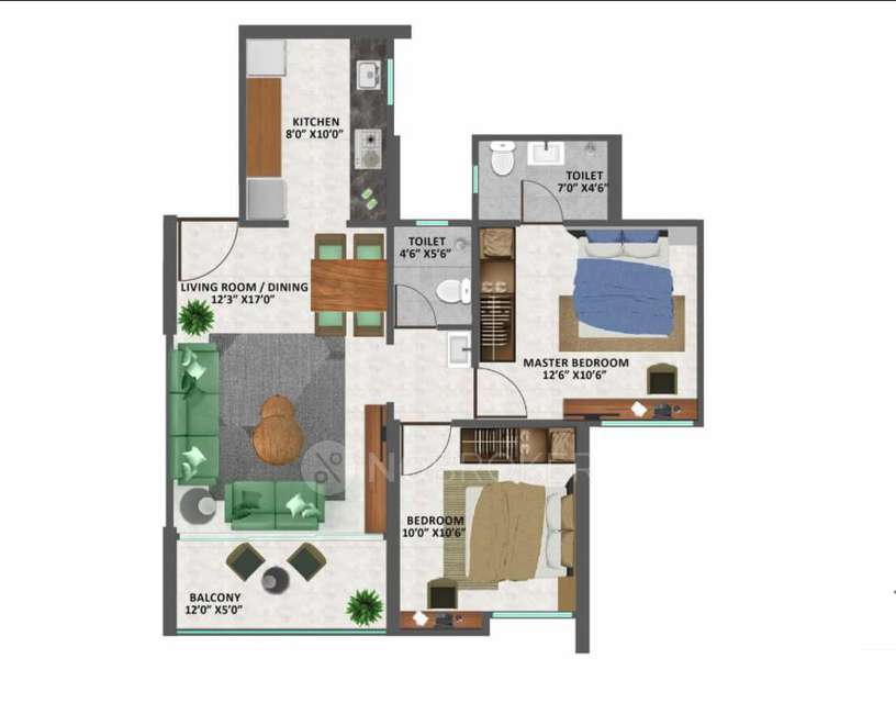 3 BHK Flat In Kumar Codename Lighthouse For Sale  In Handewadi