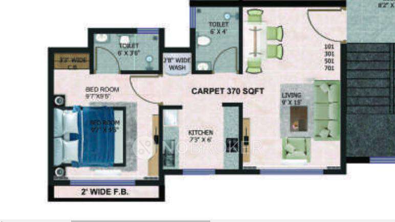 1 BHK Flat In Prammo The Green Sapphirre For Sale  In Kalyan West