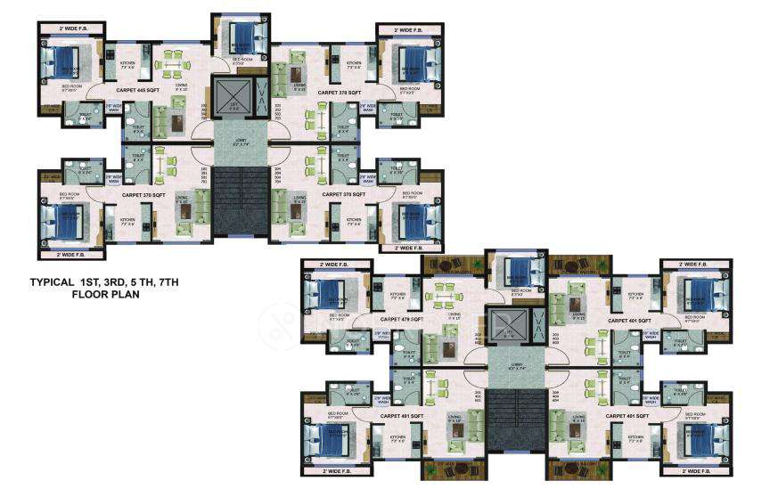 1 BHK Flat In Prammo The Green Sapphirre For Sale  In Kalyan West