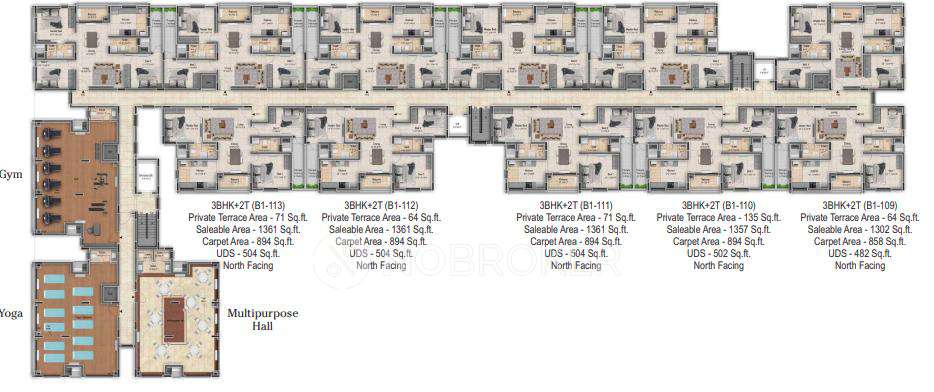 3 BHK Flat In Dra Beena Clover For Sale  In East Tambaram