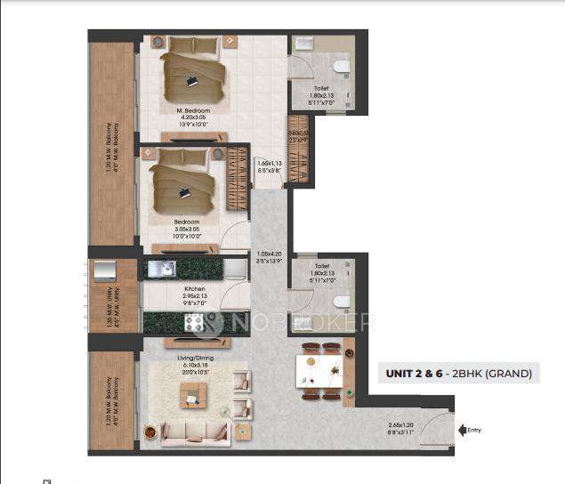 2 BHK Flat In Adani Airica For Sale  In Kanjurmarg West
