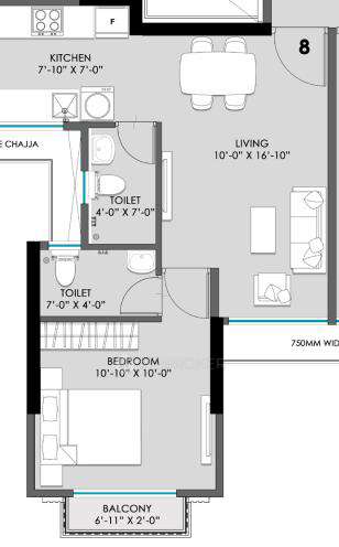 1 BHK Flat In Khandelwal Nirvaan Crest For Sale  In Borivali West