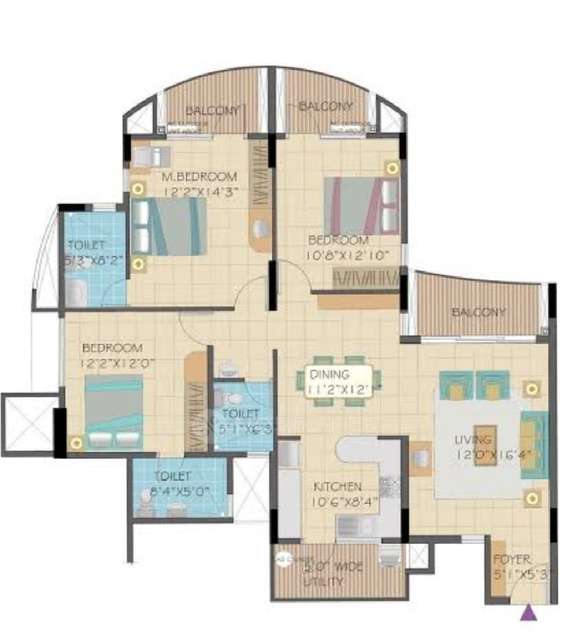 3 BHK Flat In Nitesh Forest Hills For Sale  In Kadugodi