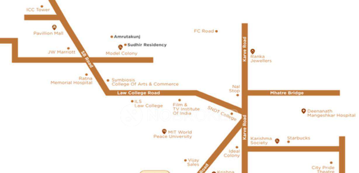 3 BHK Flat In Deshpande Amrutakunj For Sale  In Shivaji Nagar