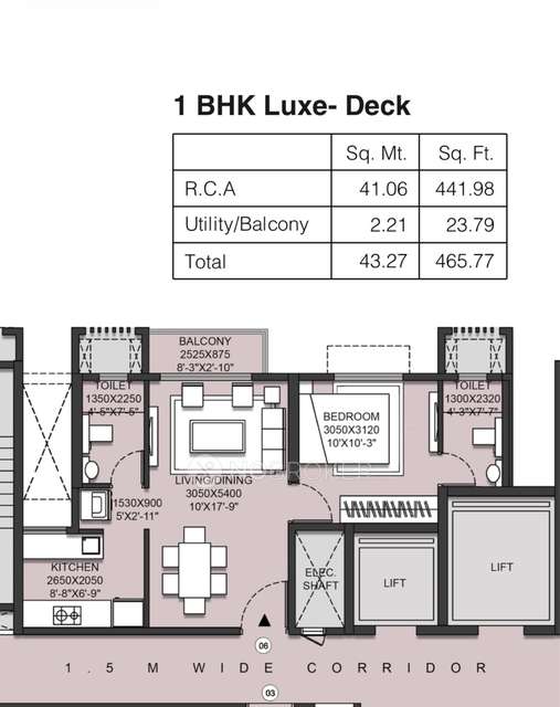 1 BHK Flat In Runwal Gardens Phase I For Sale  In Dombivli