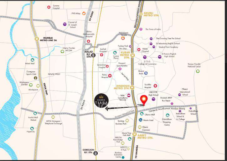 2 BHK Flat In Kabra Tiara For Sale  In Goregaon, Mumbai, Maharashtra, India