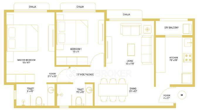 2 BHK Flat In Kabra Tiara For Sale  In Goregaon, Mumbai, Maharashtra, India