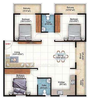 3 BHK Flat In Global Edifice Legacy For Sale  In Marsur
