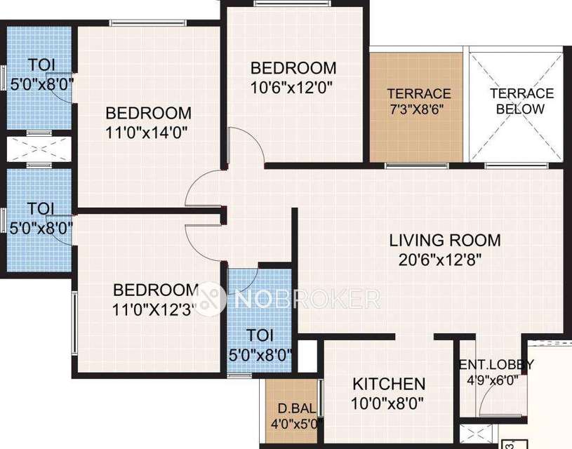 3 BHK Flat In Pride Aashiyana For Sale  In Lohegaon