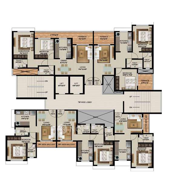 2 BHK Flat In Ss Balaji Vishant For Sale  In Dombivli