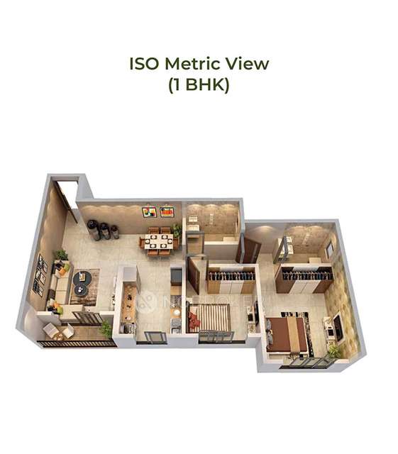 2 BHK Flat In Ss Balaji Vishant For Sale  In Dombivli