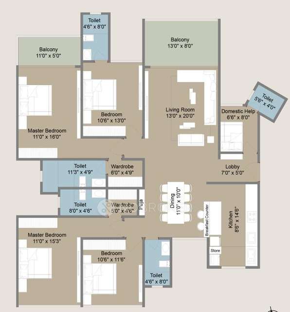 4+ BHK Flat In Saheel Itrend Palacio For Sale  In Chinchwad