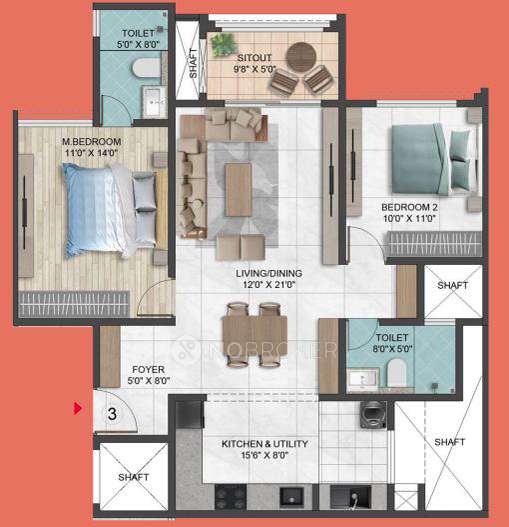 2 BHK Flat In Sumadhura Epitome For Sale  In Thanisandra