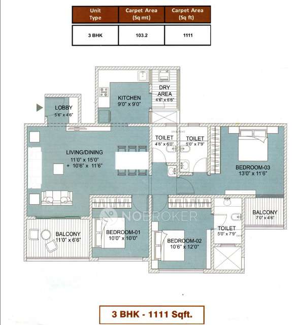 3 BHK Flat In Opp Dange Chwok Brt Bus Stop For Sale  In Thergaon