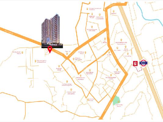 4 BHK Flat In Sunrock Khatushyam Empire For Sale  In Vasai West