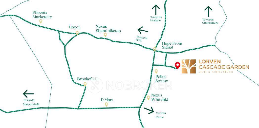 3 BHK Flat In Lorven Cascade Garden For Sale  In Whitefield