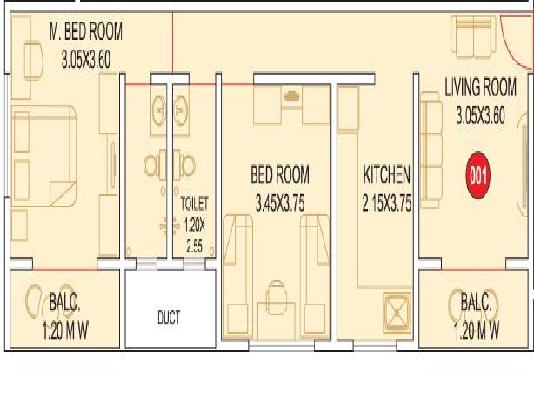 2 BHK Flat In Sparkle Splendor For Sale  In Dighi