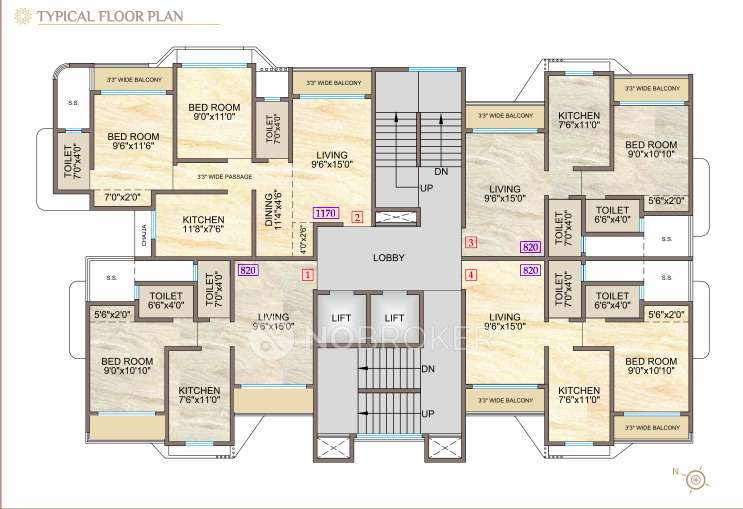 1 BHK Flat In Hiya Avenue For Sale  In Bhayandar East