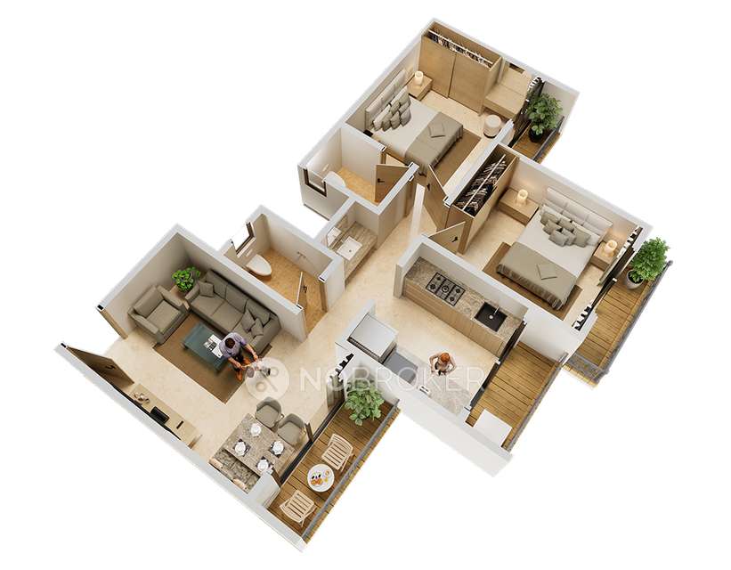 2 BHK Flat In Nirvana Gardens For Sale  In Kalyan West