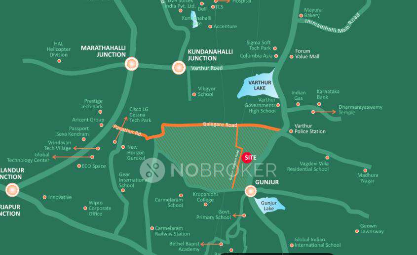 2 BHK Flat In Infinity Greenwoods For Sale  In Varthur