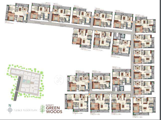 2 BHK Flat In Infinity Greenwoods For Sale  In Varthur