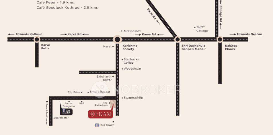 2 BHK Flat In Tara Ekam For Sale  In Kothrud