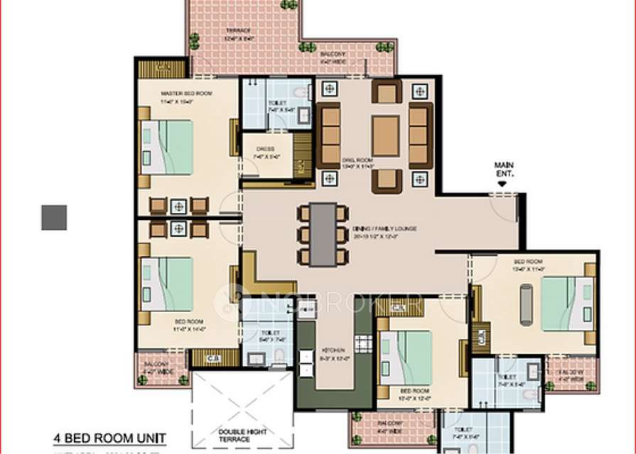 4 BHK Flat In The Bhagwati Cghs Ltd, Sector 22 Dwarka For Sale  In Sector 22 Dwarka