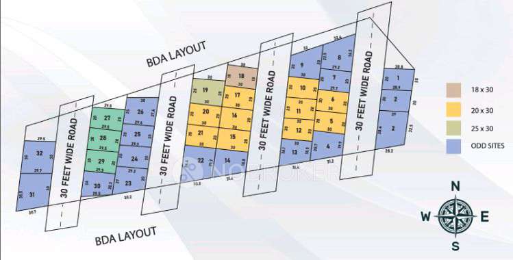 Plot For Sale  In Erayaa Adhrushta Enclave In Jakkuru