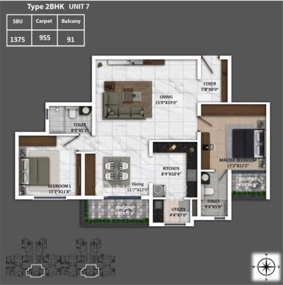 2 BHK Flat In Keya Spring For Sale  In Mico Layout 2nd Stage