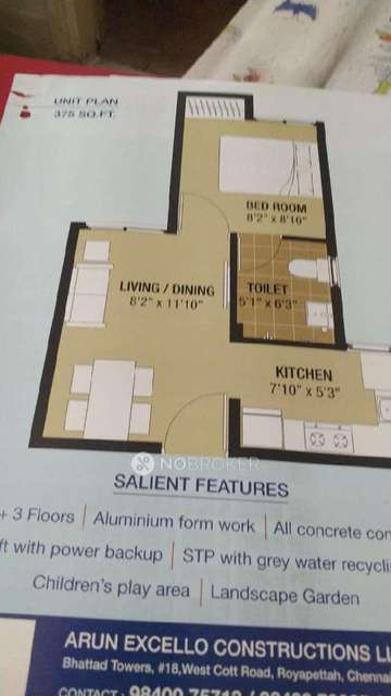 1 BHK Flat In Compact Homes Megha For Sale  In Padappai