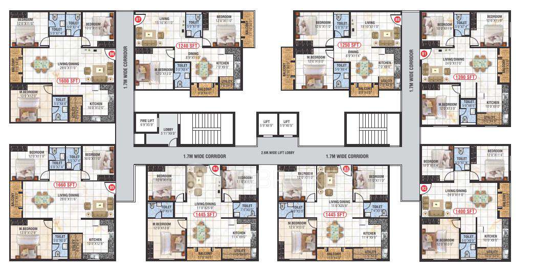 3 BHK Flat In Saranya Swarovski For Sale  In Kadugodi