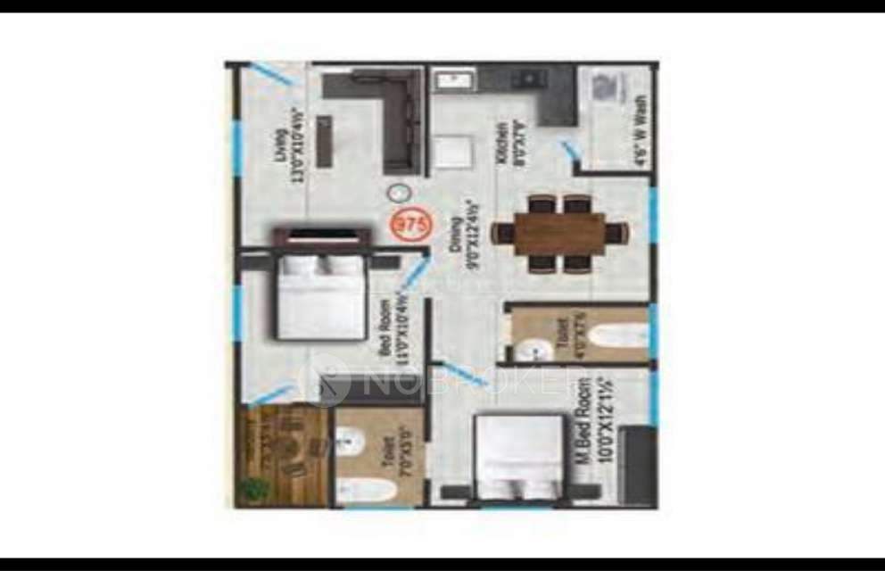 2 BHK Flat In Greenmetro?s Tulasi Bhagyanagar For Sale  In Tulasi Bhagyanagar