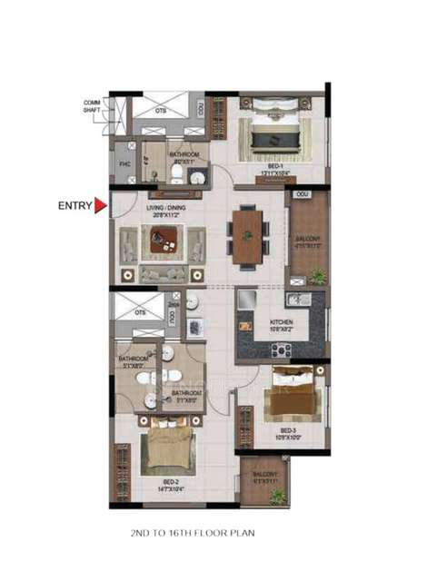 3 BHK Flat In Casagrand First City, Sholinganallur For Sale  In Sholinganallur