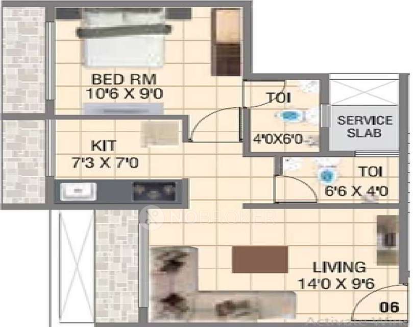 1 BHK Flat In Millennium Hilton, Panvel For Sale  In Panvel