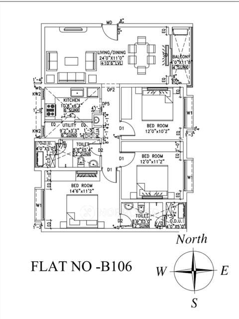 3 BHK Flat In Casagrand Cherry Pick For Sale  In Perumbakkam