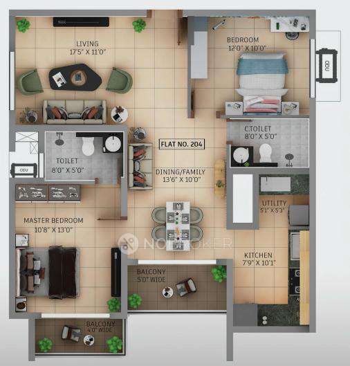 2 BHK Flat In Sapthagiri Nirvana For Sale  In Mugalur Road